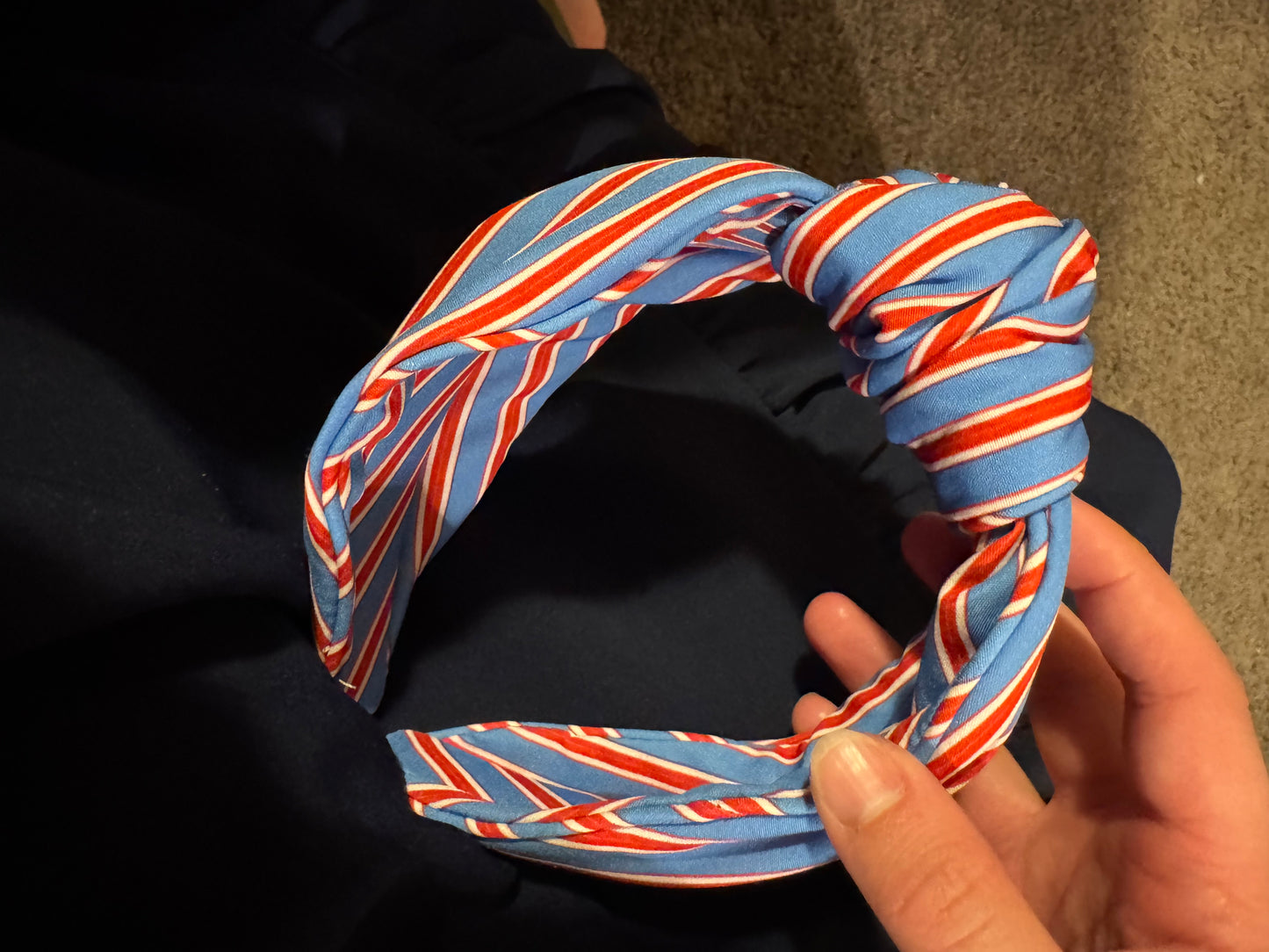 Red, white and blue headband